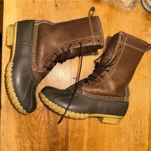 L.L. Bean Brown and Black Winter Boots